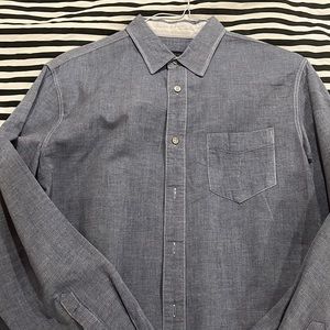 Men’s Rag and Bone XL blue button down